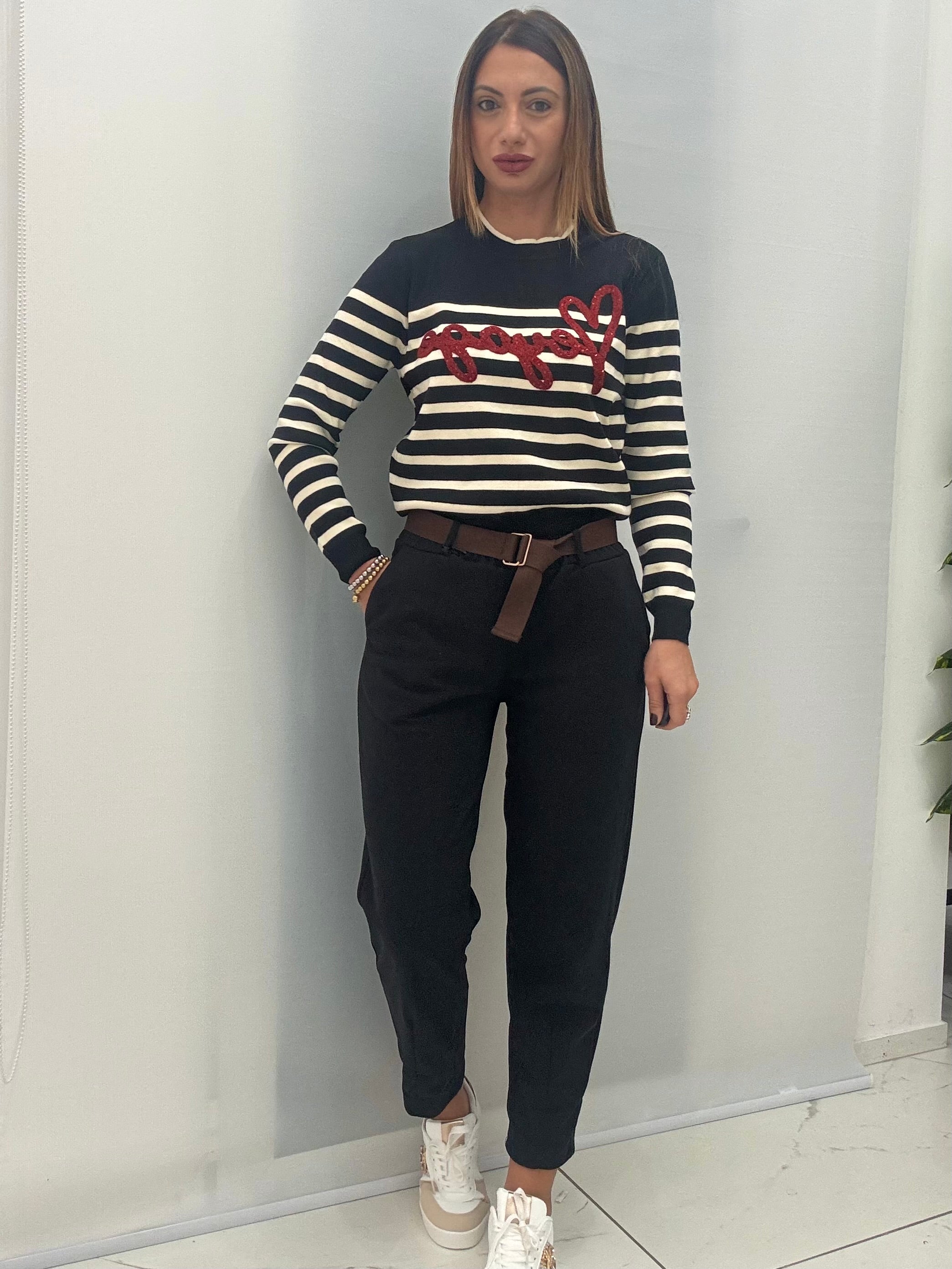 Pantalone Oriana Nero